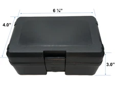 Small Hard Case with Foam Insert, 6.25" x 4" x 3" NEW