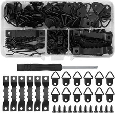 251 Pz Ganci Appendi per Quadri, Set Di Gancio a Dente Di Sega, Gancio a Parete 