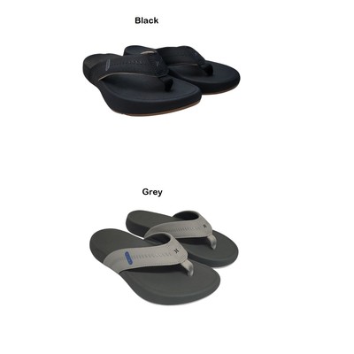 Hurley Men's Wave Runner Comfort Easy Step-In Flip-Flop