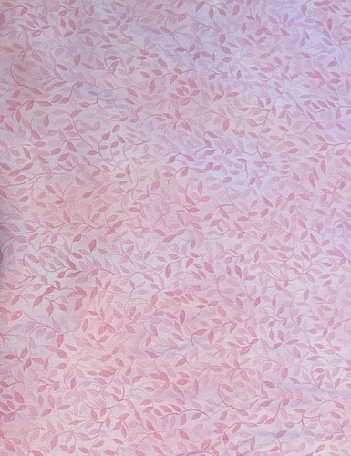 Vintage 2002 Blank Textiles Pink Dynasty Vine Cotton Fabric by the YARD - Picture 2 of 6