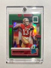 2022 Panini Clearly Donruss - Rated Rookie Brock Purdy #99 Green /25 (RC)