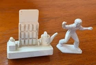 Vintage 50/60s MARX  Gas Station Service Center Playset Oil Rack Parts