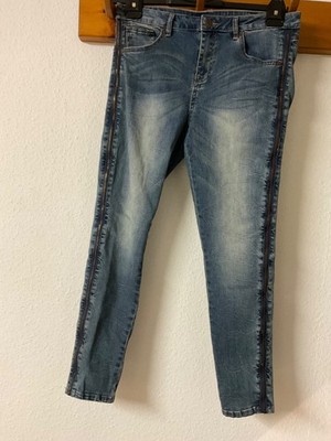 Außergewöhnliche Vila Damen Jeans 42/44 Stonewash Optik Bundweite 41 cm neu