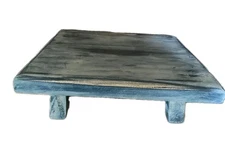 Primitive Country Rustic Farmhouse Repurposed Wood Small Stool or Shelf