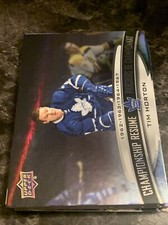 championship resume 2023 tim hortons upper deck hockey set of 15   1-15
