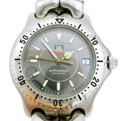 時計 TAGHEUER PROFESSIONAL WG1113-0 TAG Heuer Professional WG1113-K0 SS silver quartz used | eBay
