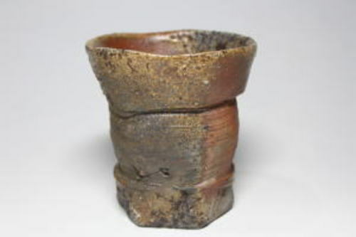 Bizen Japanese Pottery Cup by Taisetsu Sueishi - Picture 3 of 6