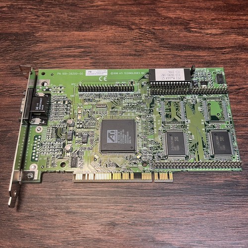 ATI PCI MACH64 GT 3D Rage II 2MB PCI VGA Video Card Great Condition