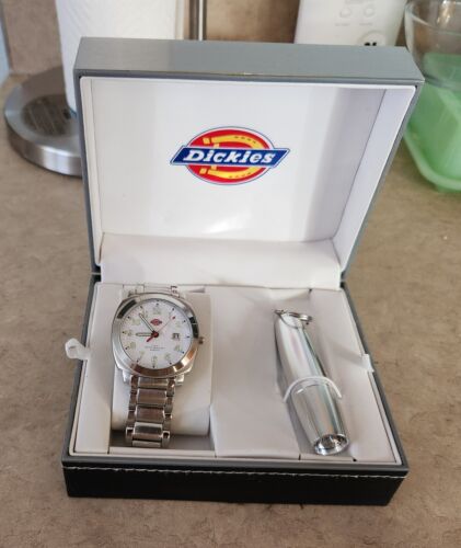 DICKIES WATCH & PEN LIGHT BOXED SET WORKS!