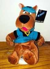 Vintage Scooby Doo Baseball Home Run Bean Bag Plush Doll Warner Brothers NWT