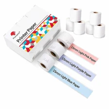 Adhesive Thermal Sticker Paper for Phomemo M02 Series Bluetooth Pocket Printer