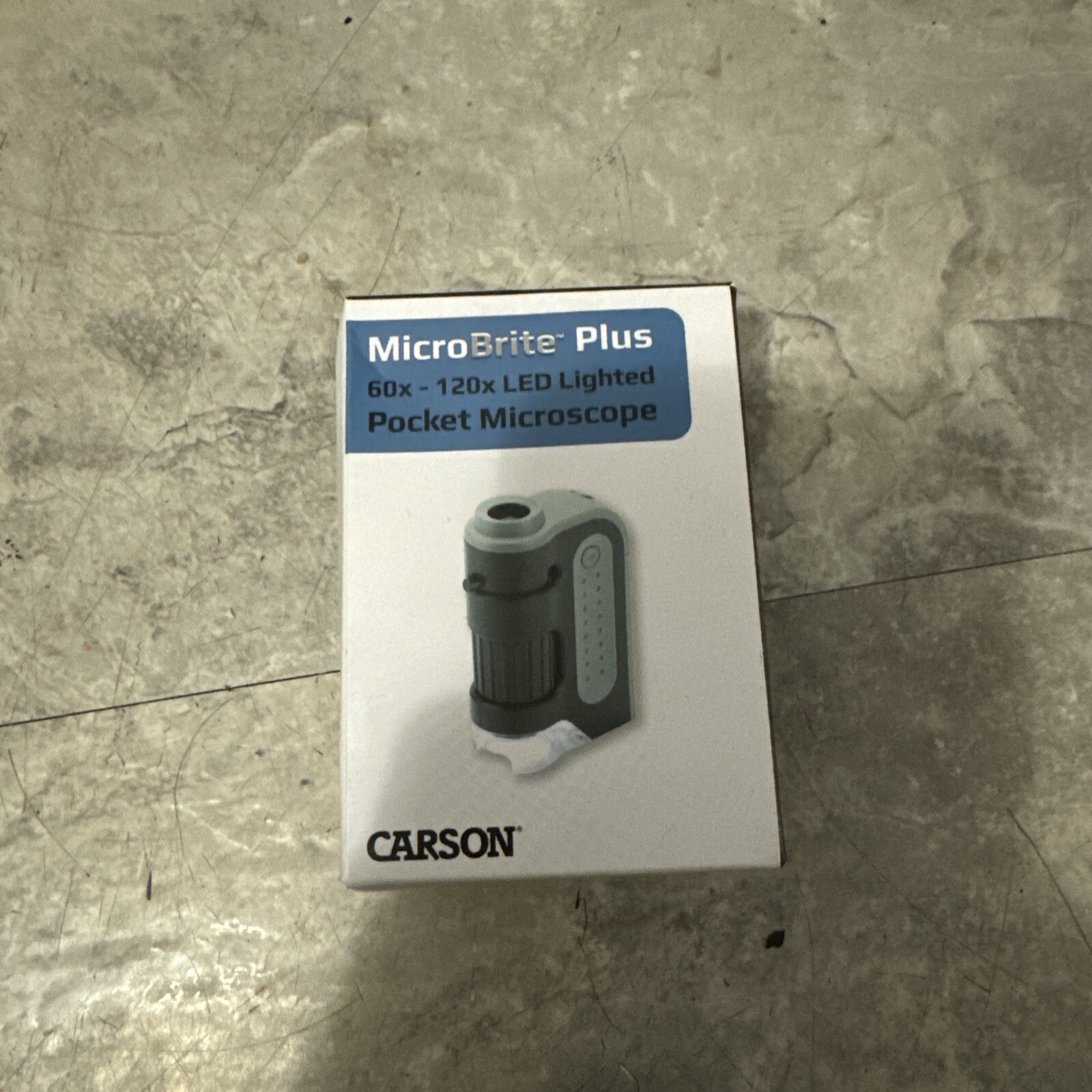 Carson MicroBrite Plus 60x-120x LED Lighted Pocket Microscope MM-300
