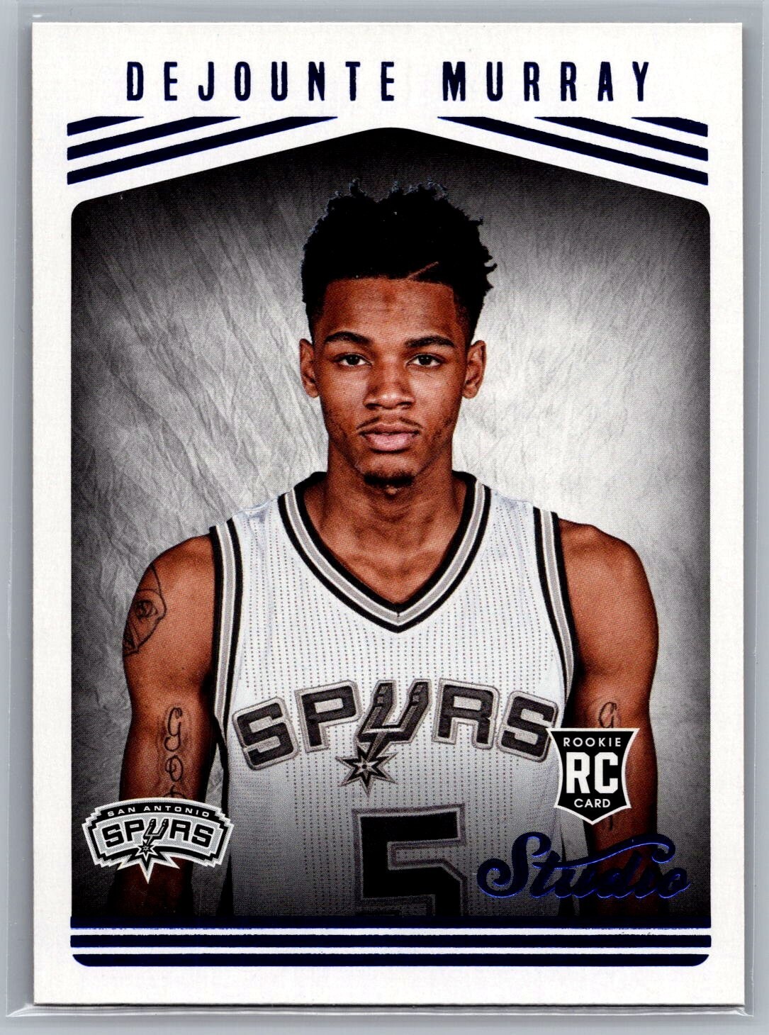 2016-17 Panini Studio - Studio Edition #196 Dejounte Murray (RC)