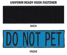 DO NOT PET Embroidered Patches! 38 FABRICS to Choose From! USA MADE! 24 HR SHIP