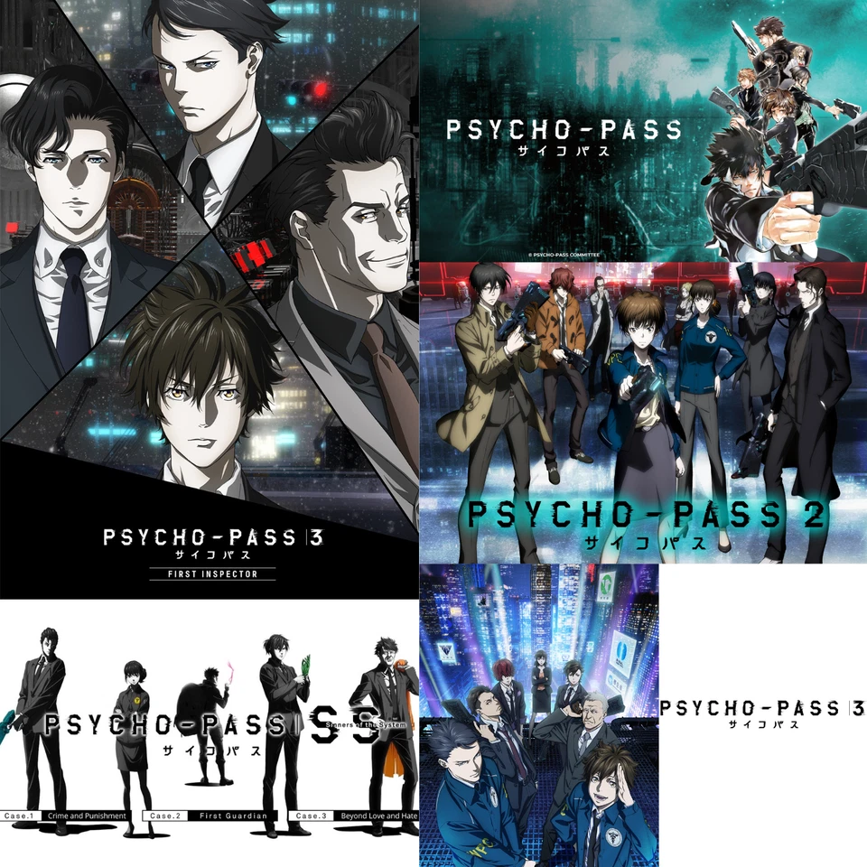 Psycho-Pass Season 1-3 + 4 Movies Anime Eng Dub Sub Free Ship US Region All DVD - Image 4 of 4