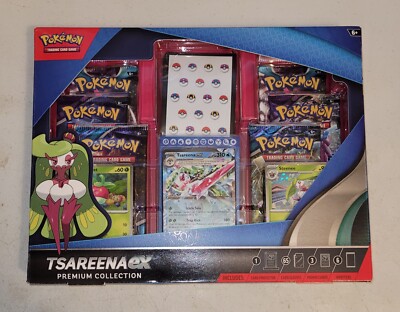 Pokemon TCG Tsareena EX Premium Collection Promo Booster Box | eBay