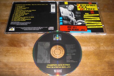 Champion Jack Dupree - Won´t Be A Fool No More....Plus