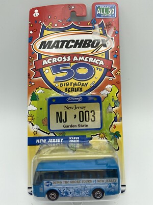Matchbox Across America 50th Birthday Series New Jersey Ikarus Coach FREE SHIP