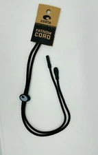 Costa Del Mar FATHOM CORD Eyewear Leash NEW - strap, retainer, black