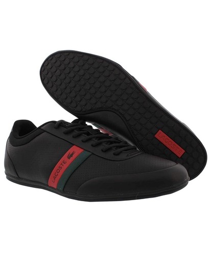 Lacoste Men's Storda 318 1 U Sneaker Black/Red