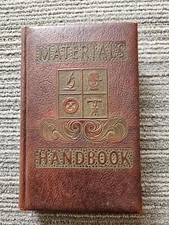 Materials Handbook George S. Brady Fifth Edition 1944 Hardcover