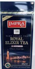 Impra Royal Elixir Delight Big Leaf Pure Ceylon Tea 200g Pack of 3 Free Shipping