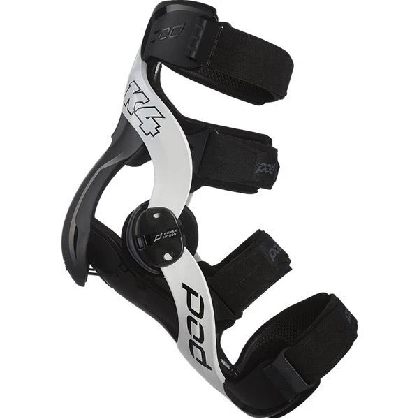 Pod Active K4 2.0 Motocross Knee Braces White MX Off Road Enduro Quad ATV - Image 4 of 4