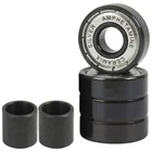 Amphetamine Skateboard Longboard Speed Bearings Set of 4 Pre-Lubricated Ceramic 