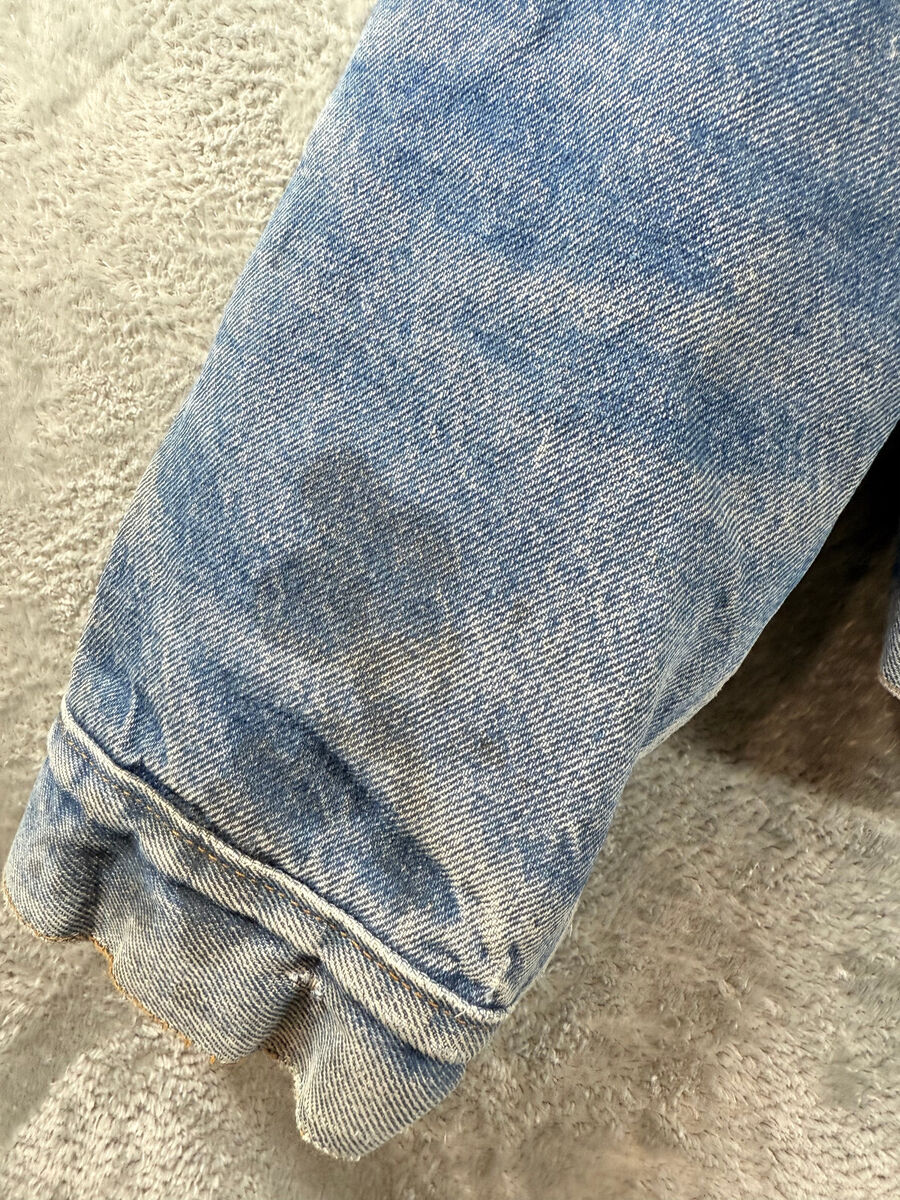 Vintage 70'S Levis 70505-0317 Troy Blanket Lined Blue Denim Vintage 70'S Levis 70505-0317 Troy Blanket Lined Blue Denim