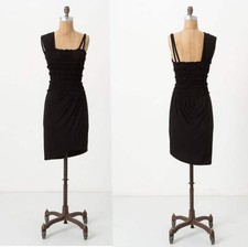 Divergent Mini Dress LeifNotes Anthropologie Sz S faux wrap