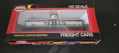 BOXED HO Scale Train Car MODEL POWER 98106 TEXACO CHEMICAL TANK KNUCKLER CCCCC