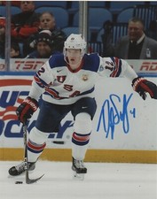 Team USA Dylan Samberg Signed Autographed 8x10 NHL Photo COA #7