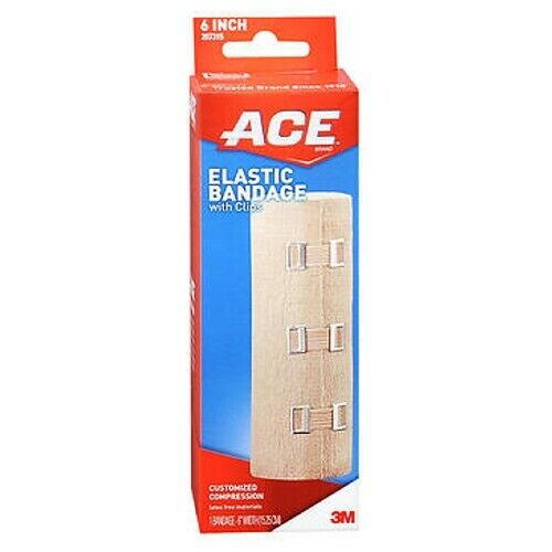 Ace Elastic Bandage With Clips Count of 1 By Ace - Afbeelding 1 van 1