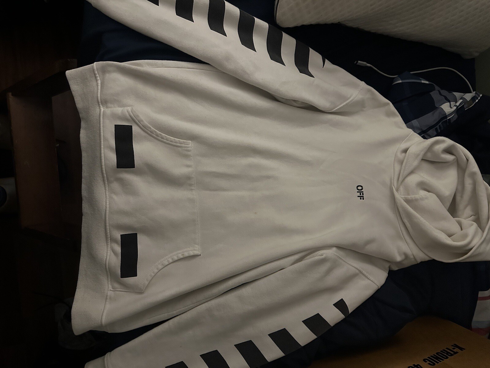 パーカー・フーディ OFF WHITE  OFF WHITE Big Logo Hoodie Off White Hoodie Xxl | eBay
