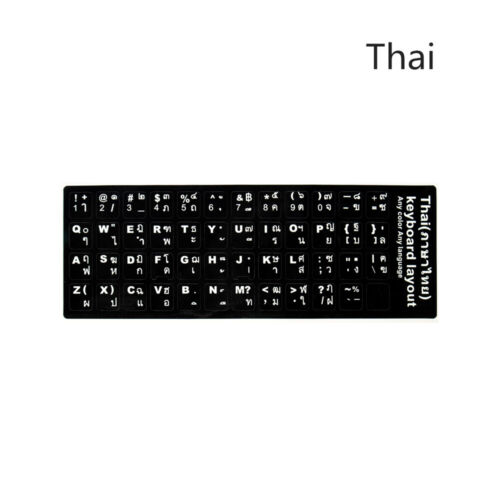 Keyboard Sticker Alphabet Keyboard Layout Sticker with many language for Laptops - Picture 21 of 26