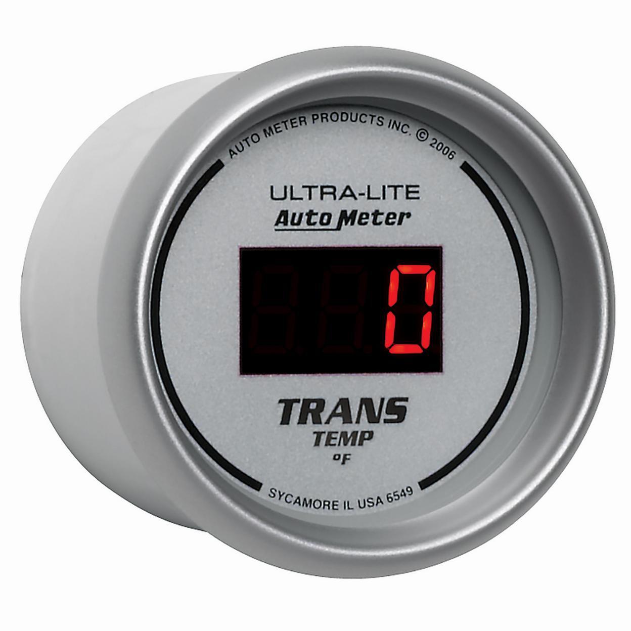 AutoMeter 6549 Body GAUGE, TRANS TEMP, 2 1/16" , 340 Degrees F, DIGITAL