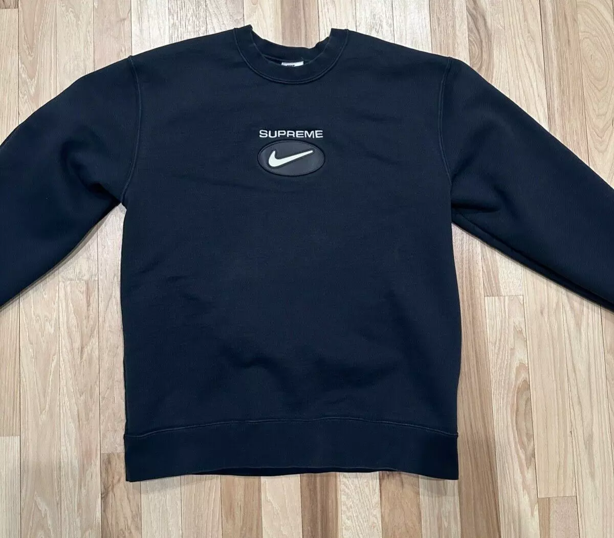 Supreme Nike Jewel Crewneck Sweatshirt Black FW20 Mens Medium - M