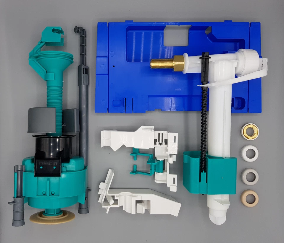 WISA 2136 | Ersatzteil Set für Spülkasten Platte 2100 DF Füllventil Ablaufventil