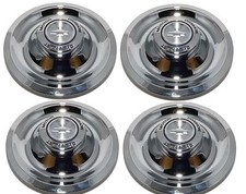Chevrolet Corvette Camaro Chevelle Rally Wheel Flat Center Cap New Cmd Set