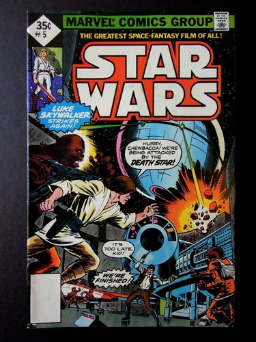 STAR WARS # 4, 5 & 6 MARVEL COMIC BOOKS / REPRINT FACTORY OPENED BAG / 1977 FINE - Picture 6 of 12