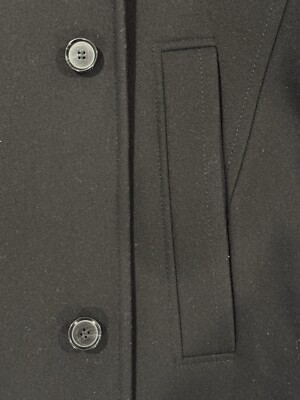 Hugo Boss Dais2 Wool Blend Coat in Black, 36R $695 | eBay display picture 1