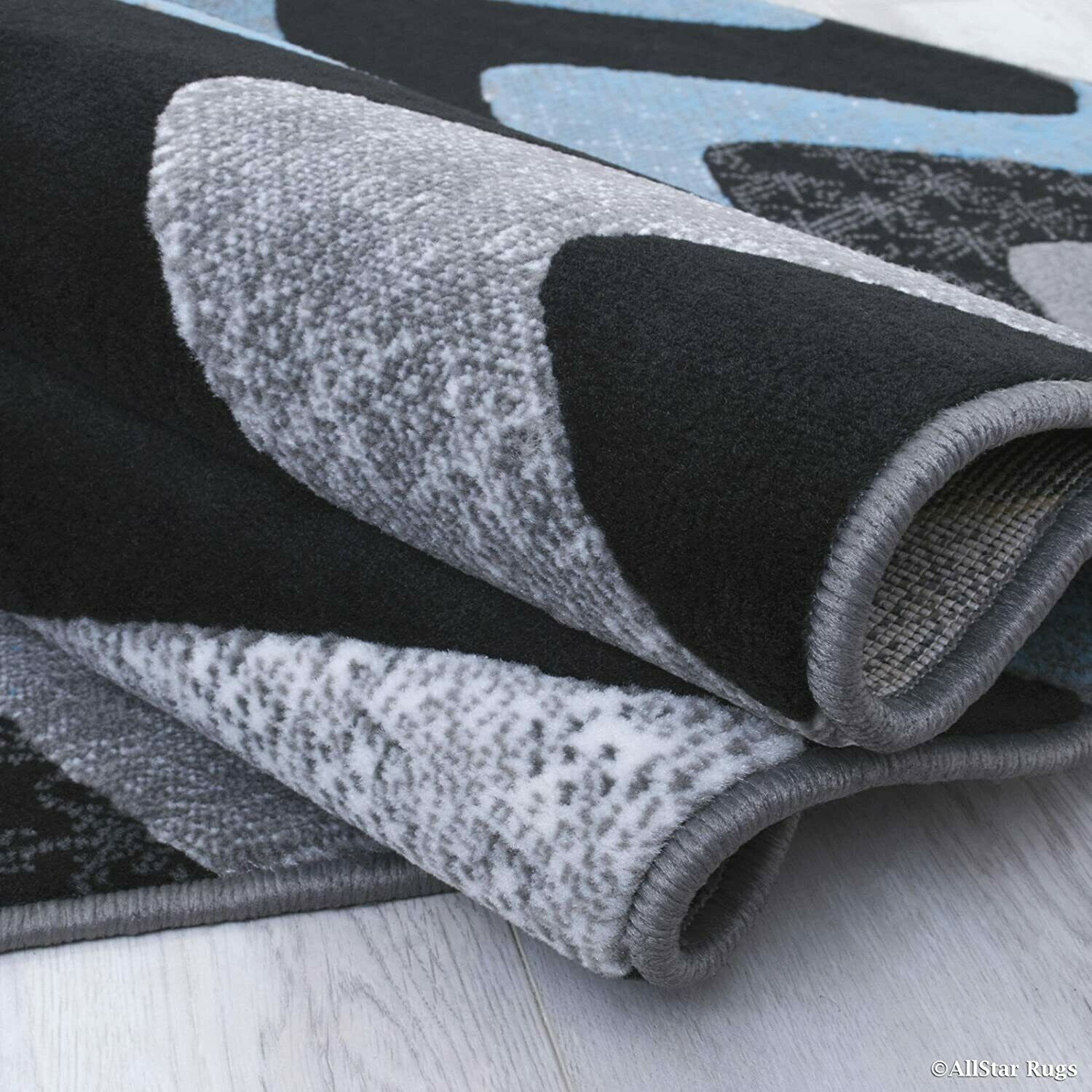 RUGS AREA RUGS CARPETS 8x10 RUG MODERN LARGE FLOOR BEDROOM BLUE 5x7