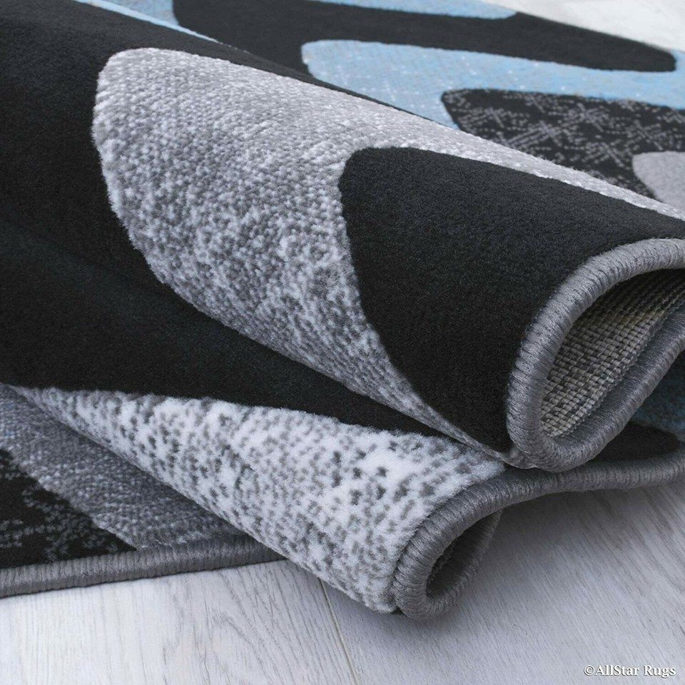 RUGS AREA RUGS CARPETS 8x10 RUG MODERN LARGE FLOOR BEDROOM BLUE 5x7