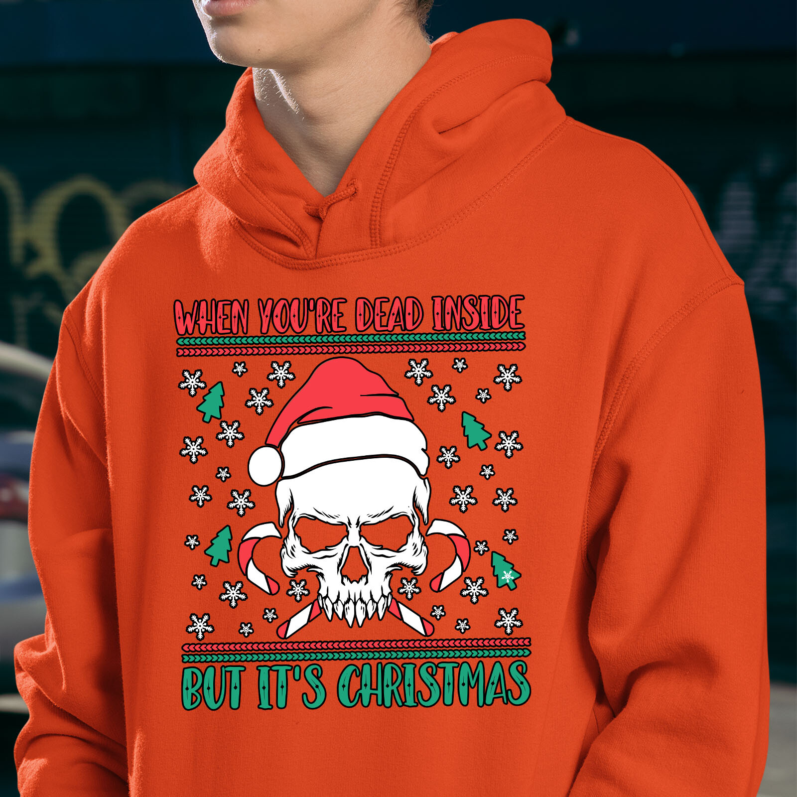 When You Are Dead Mens Hoodie Xmas Funny Merry Christmas Novelty Gift Hoody image 8