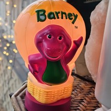 Barney The Dinosaur Nightlight 1992 Vintage Happiness Express Balloon Tabletop