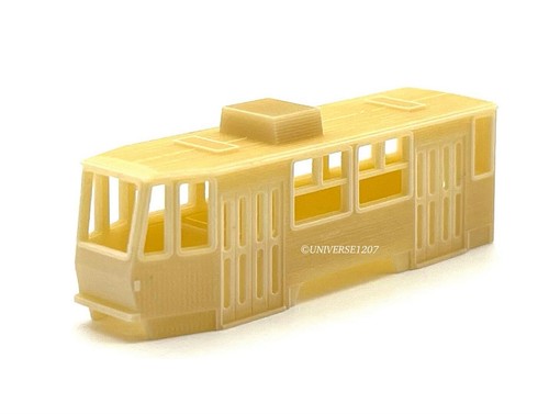 Nn3/Nm Scale BVG Tatra KT4D Streetcar Kit German Tramway Trolley 6.5 mm Gauge - Picture 4 of 16