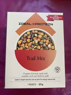 Ideal Protein Trail Mix 7 packets per box  FREE Ship BB 11/30/26