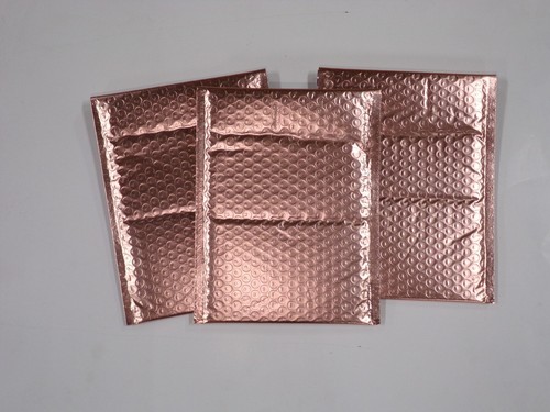 10-100 BUBBLE 6x9 Rose Gold Metallic Mailers Shipping Protective 10 25 50 - Picture 1 of 4