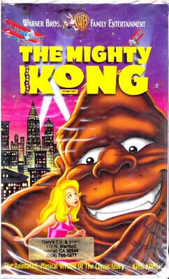 The MIGHTY KONG- Animated Classic 1998- Warner Bros. 72 Min. VHS