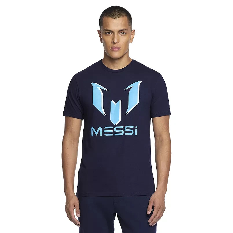 Messi Collection Mens Messi Brand Navy Blue Shirt New Medium | eBay
